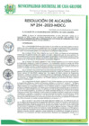 Vista preliminar de documento Resolución de Alcaldía 254-2023