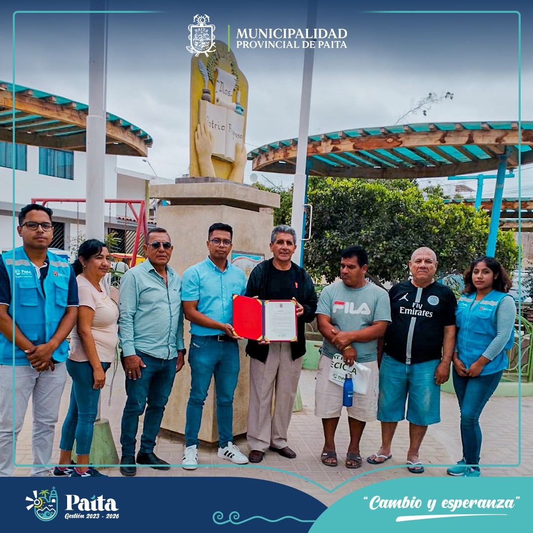 Municipalidad Provincial de Paita de Paita Presente a la Urbanización Isabel Barreto 1 Etapa