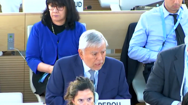 Perú reafirma compromiso con Derechos Humanos y viene participando activamente en 54° Consejo de Derechos Humanos de la ONU, en Ginebra