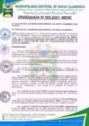Vista preliminar de documento ORDENANZA MUNICIPAL Nº005-2021-MDNC