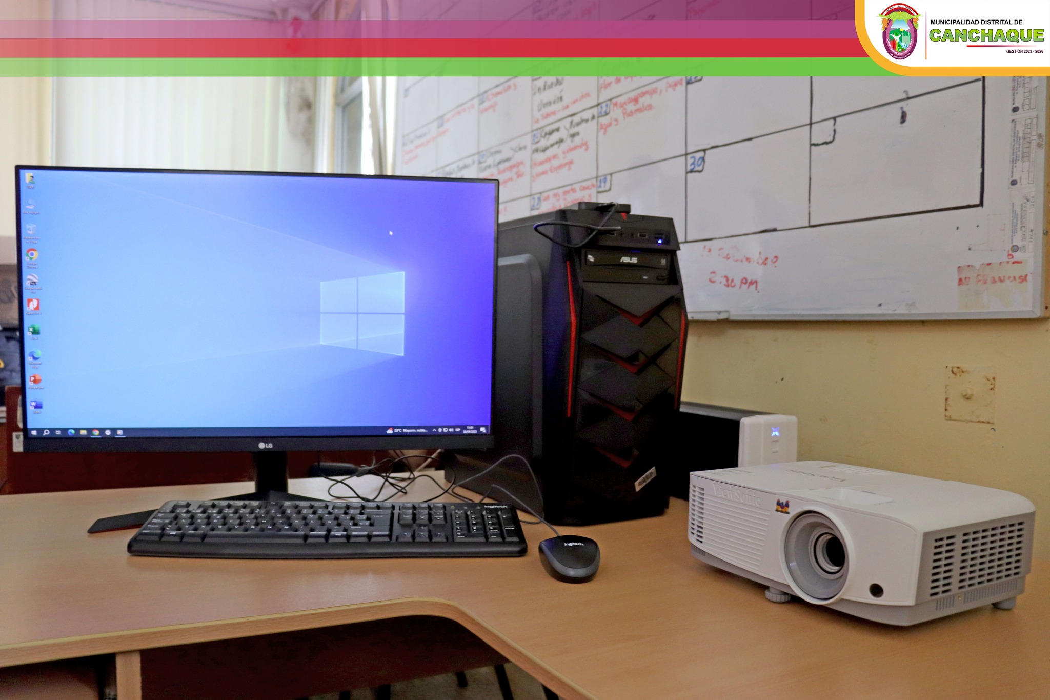 🟥🟩🟦 || Equipamiento del Área Técnica Municipal con instrumentos para medición de cloro y equipo de computo