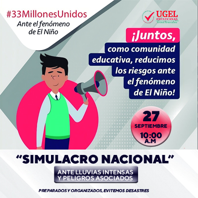 Simulacro Nacional Ante Lluvias Intensas y Peligros Asociados