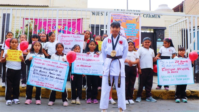 ¡APOYEMOS A ZOE HUANCA EN SU VIAJE A ARGENTINA PARA PARTICIPAR EN EL CAMPEONATO PANAMERICANO KARATE-DO TRADICIONAL 2023!