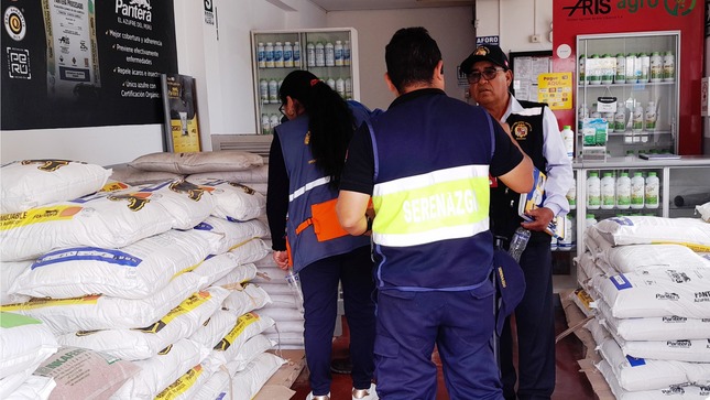 MUNICIPIO DE HUAURA,  SENASA Y FISCALÍA DE PREVENCIÓN DEL DELITO REALIZAN OPERATIVO INOPINADO DIRIGIDO A ESTABLECIMIENTOS DE VENTA DE AGROQUÍMICOS