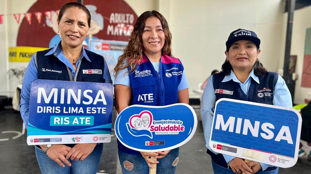 Diris Lima Este realizó jornada de salud integral para el adulto mayor-