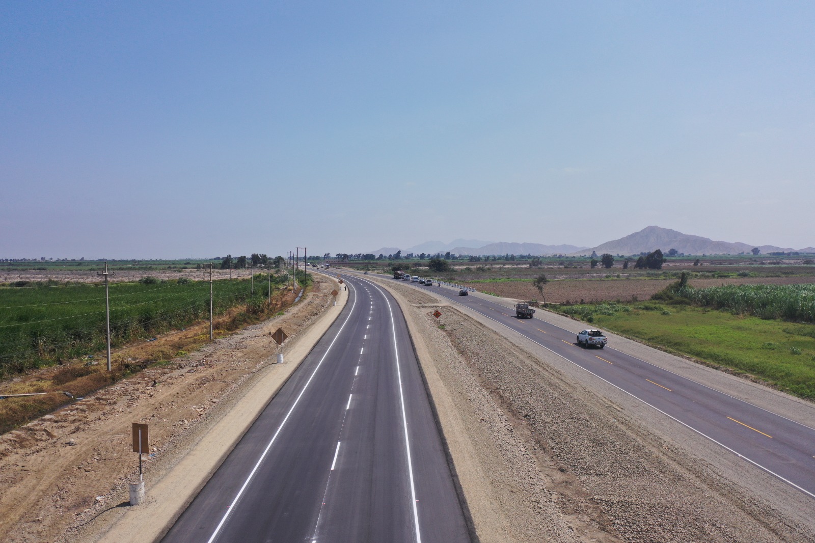MTC: Trabajos de rehabilitación de vía Trujillo-Sullana en el sector Río Chicama registran un avance del 64%
