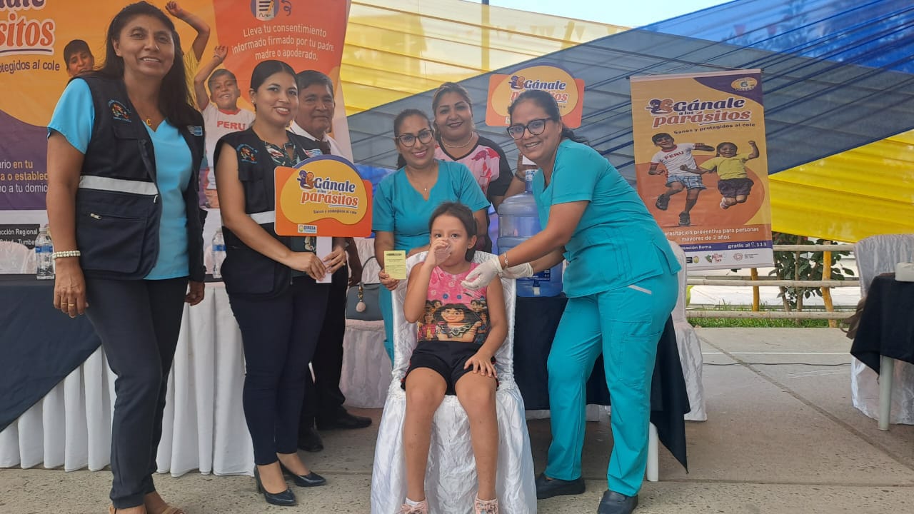 Tumbes: más de 73 000 escolares se beneficiarán con campaña de desparasitación