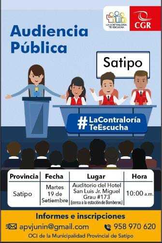 Audiencia Pública - La Contraloría te Escucha..!