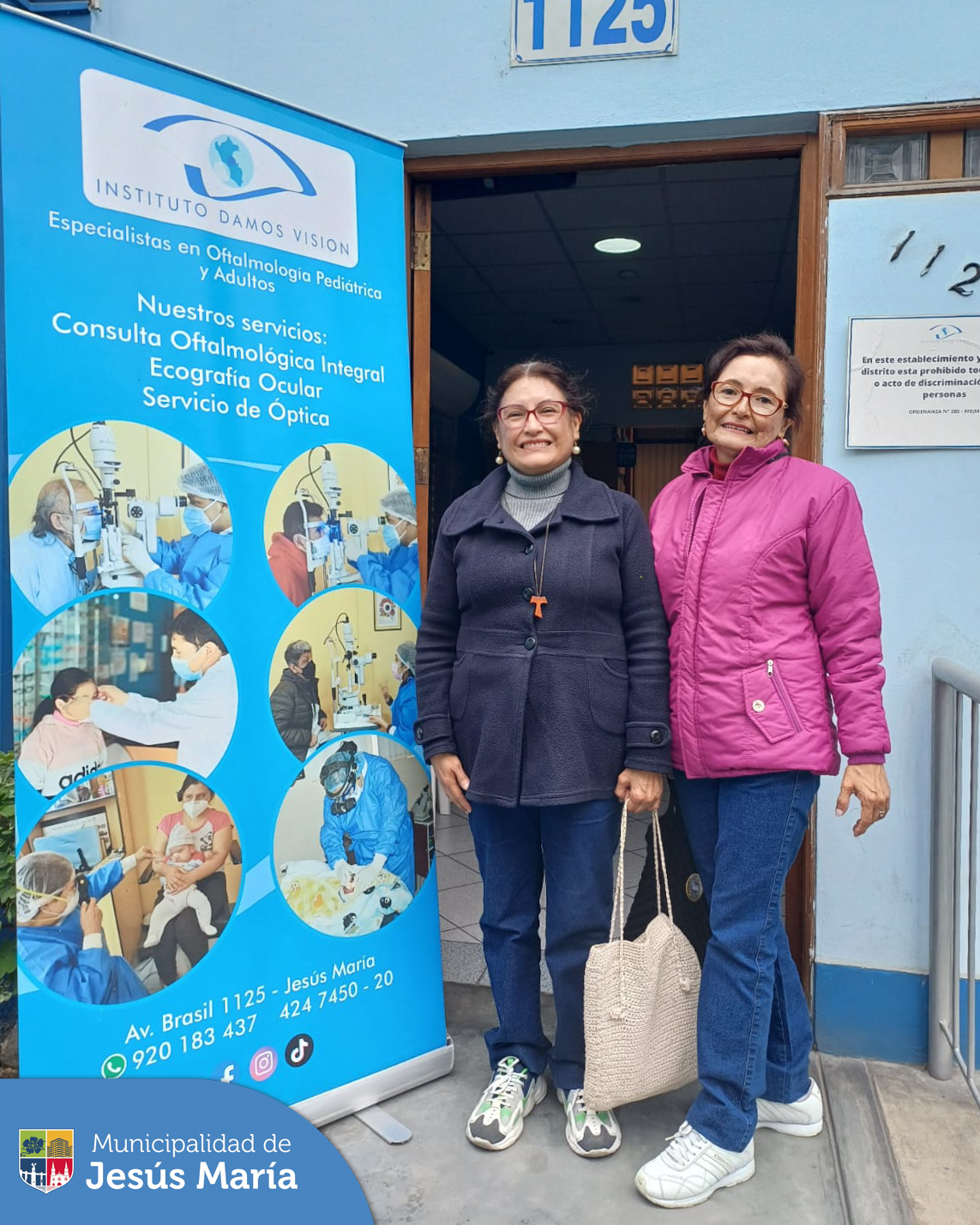 👓 ¡La Municipalidad de Jesús María cuida tu salud visual! 🤓
👉🏼 Nuestros vecinos ya están aprovechando la campaña #gratuita que tenemos en coordinación con el @Instituto Damos Visión por todo el mes de Setiembre. 🙌🏼
¡Haz como ellos! Agenda tu cita llamando al ☎️ 4247450 anexo 20 o al 📱 920183437.