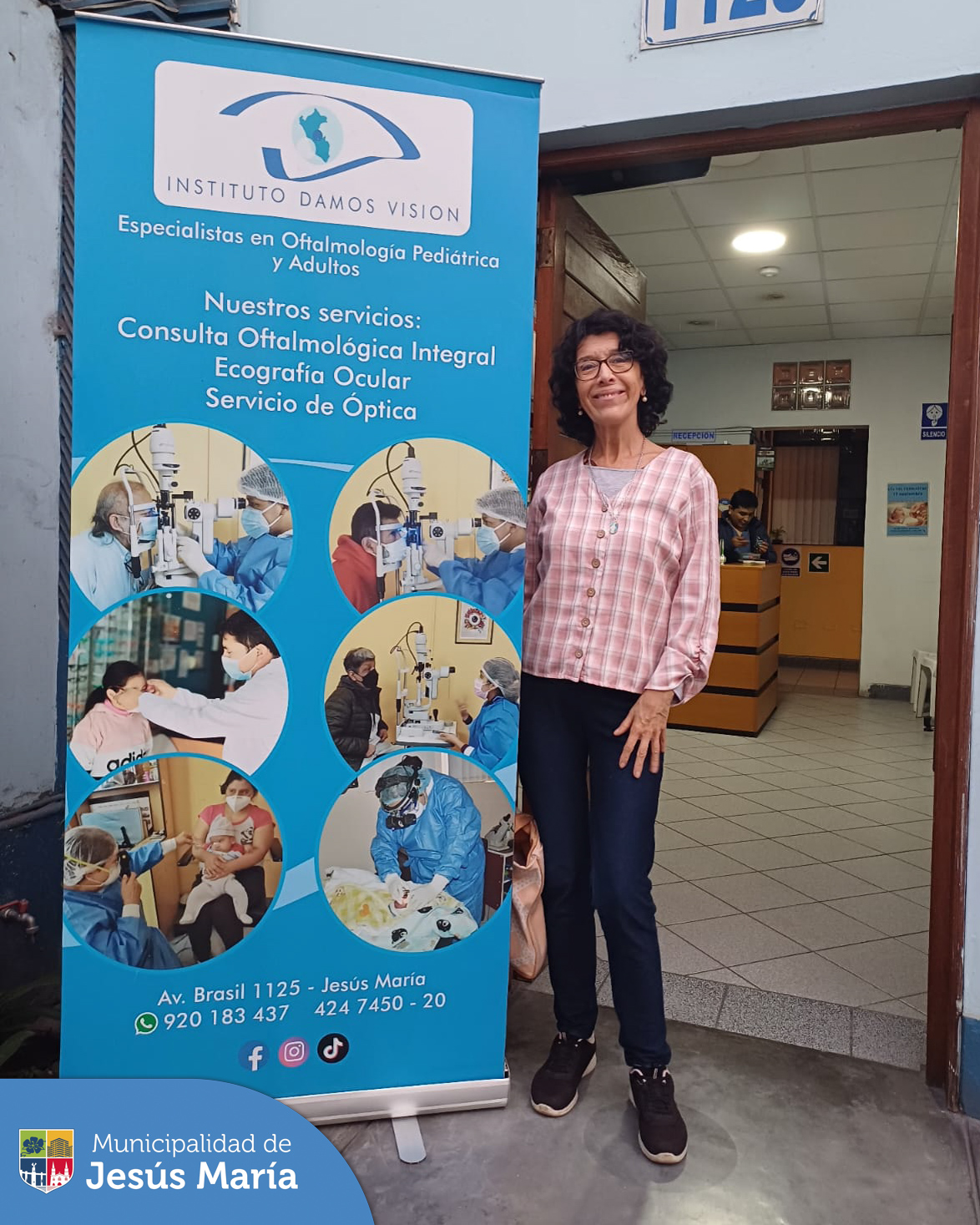 👓 ¡La Municipalidad de Jesús María cuida tu salud visual! 🤓
👉🏼 Nuestros vecinos ya están aprovechando la campaña #gratuita que tenemos en coordinación con el @Instituto Damos Visión por todo el mes de Setiembre. 🙌🏼
¡Haz como ellos! Agenda tu cita llamando al ☎️ 4247450 anexo 20 o al 📱 920183437.