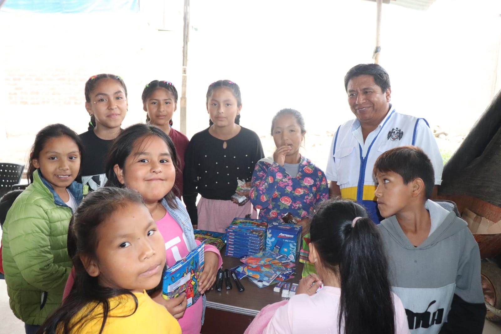 inauguración del programa jugando sonrie beneficiando a los niños y niñas