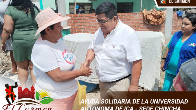 AYUDA SOLIDARIA DE LA UNIVERSIDAD AUTONOMA DE ICA - SEDE CHINCHA