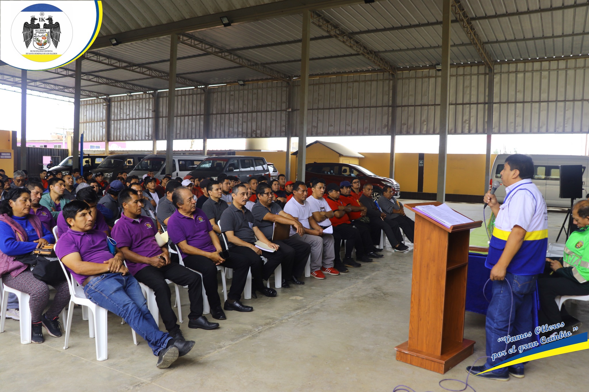 II Reunión con empresas y transportistas por la seguridad vial en el distrito de Santo Domingo de Los Olleros