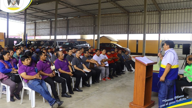 II Reunión con empresas y transportistas por la seguridad vial en el distrito de Santo Domingo de Los Olleros