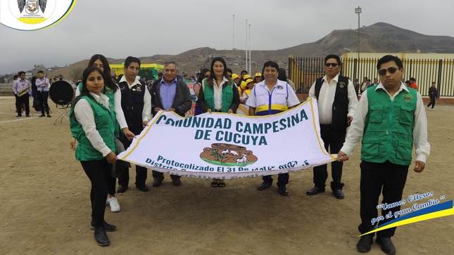Alcalde Jorge Vidal Obispo Huapaya Participó en la Celebración de los 79 Aniversario de la Comunidad Campesina de Cucuya.