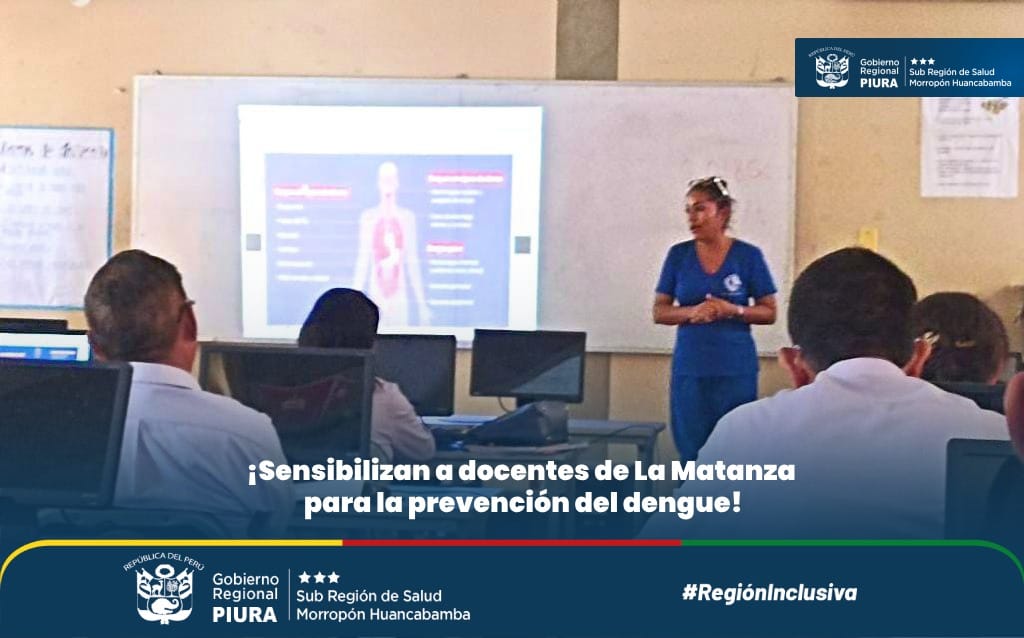 Sensibilizan a docentes de la matanza para prevención del dengue.