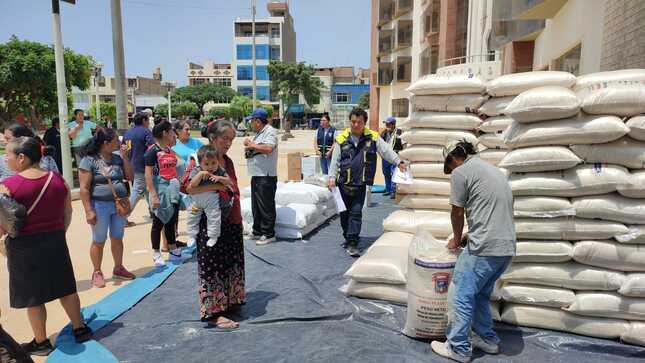 MPCH entrega alimentos a los 217 comedores de la provincia, beneficiando a 10 850 chiclayanos