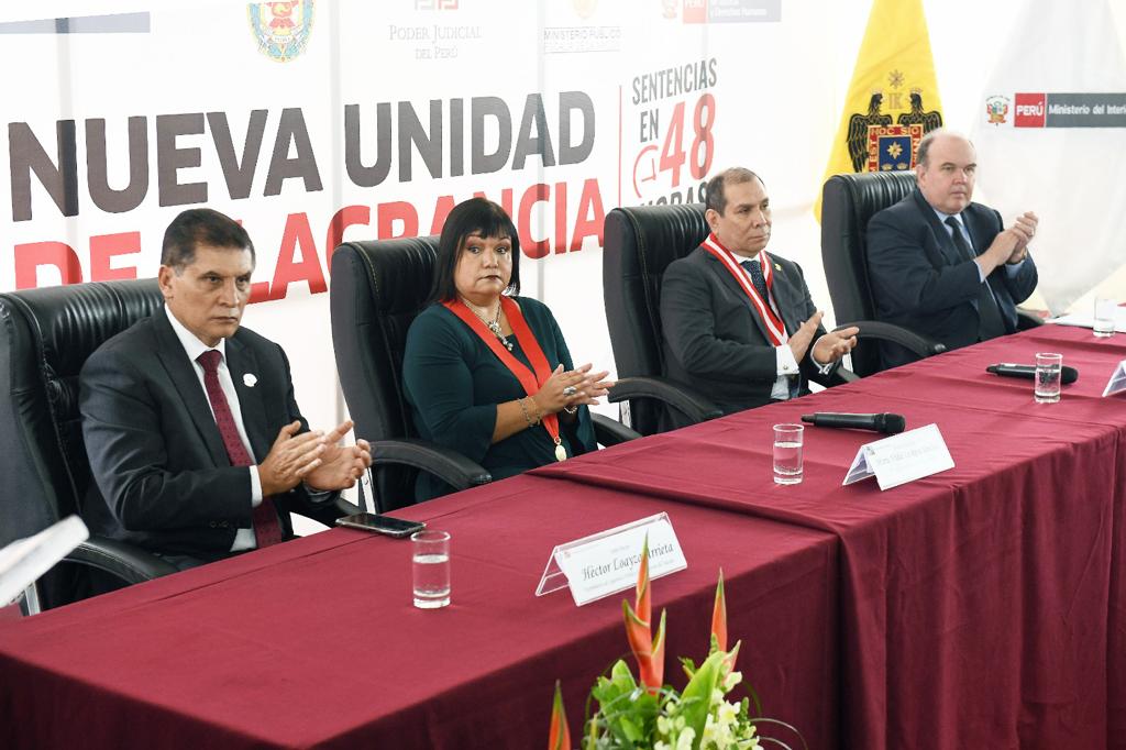 Inauguran nueva Unidad de Flagrancia de la Corte Superior de Justicia de Lima