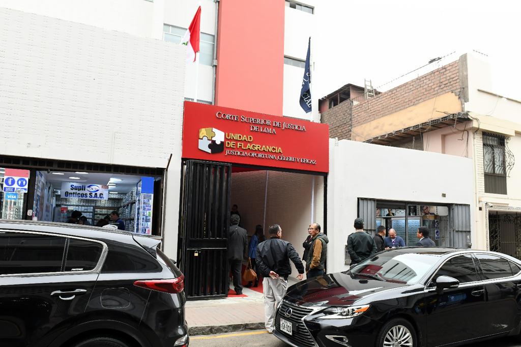 Inauguran nueva Unidad de Flagrancia de la Corte Superior de Justicia de Lima