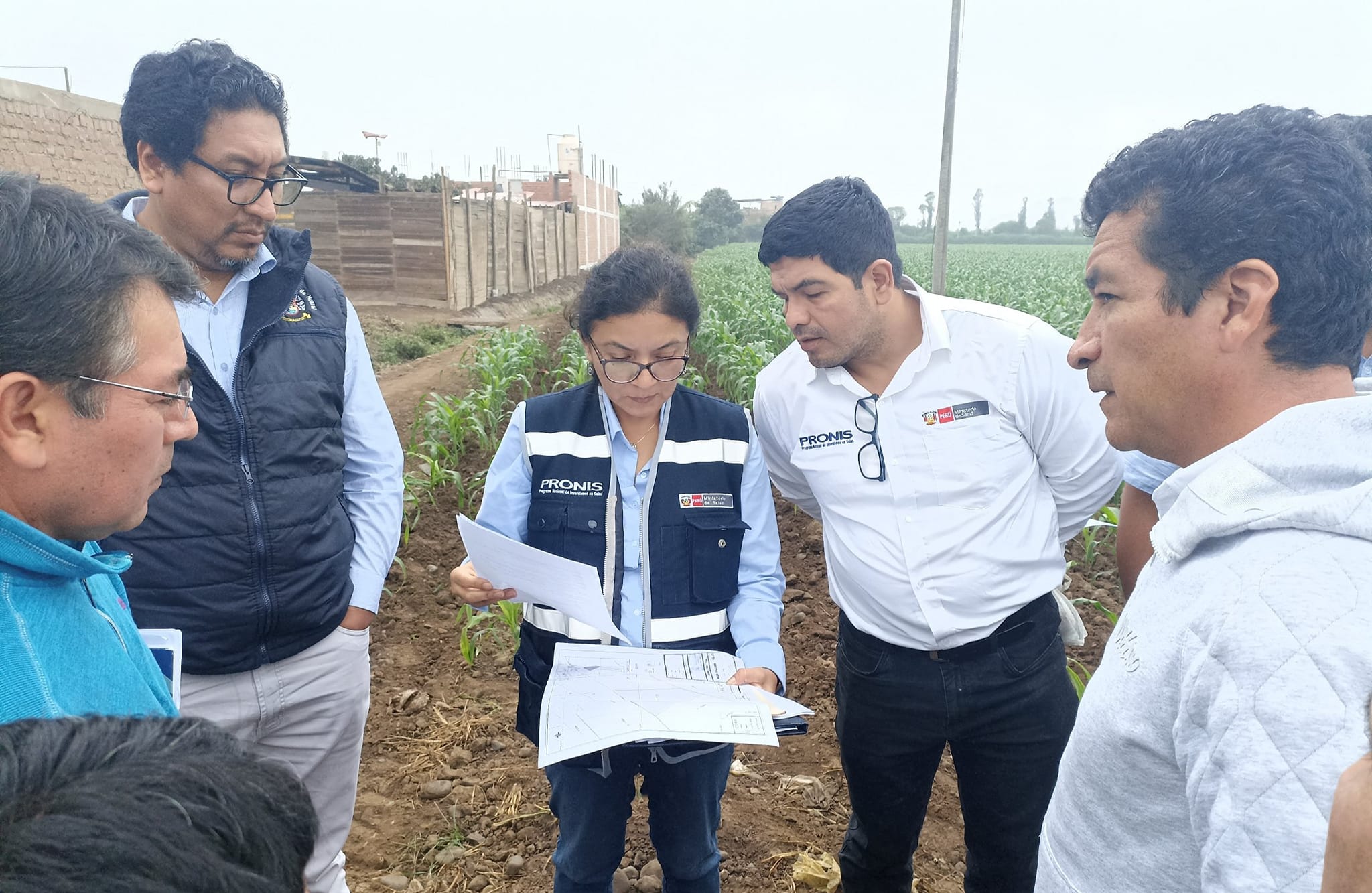 PRONIS inspecciona terreno para la construcción del nuevo Hospital de Huaral