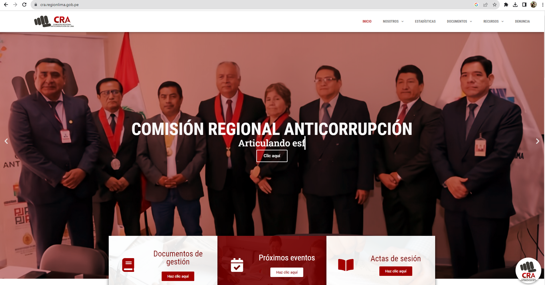 Comisión Regional Anticorrupción de la región Lima presenta Plan Anual 2023 en Cañete