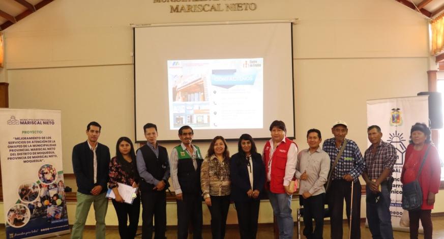 Con el objetivo de aumentar el campo laboral para personas con discapacidad de la ciudad, la comuna provincial a través de la Subgerencia de Desarrollo Social realizó esta mañana una reunión de trabajo denominada “inserción ocupacional y laboral” con representantes de empresas privadas para informarles sobre el conocimiento técnico, legal para impulsar gradualmente la empleabilidad en distintas áreas apropiadas para el desempeño del referido sector de la población.