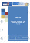 Vista preliminar de documento Directiva DI-445-GTH/014 “Código de Conducta para servidores civiles del RENIEC”, primera versión