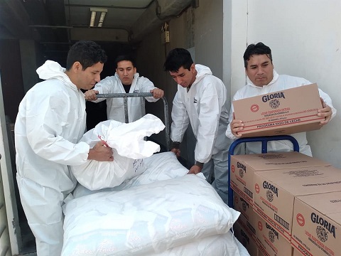 El complemento alimentario es para 65 comités del Vaso de Leche en la ciudad de Trjuillo, atendiendo a 6,135 beneficiarios en situación vulnerable.