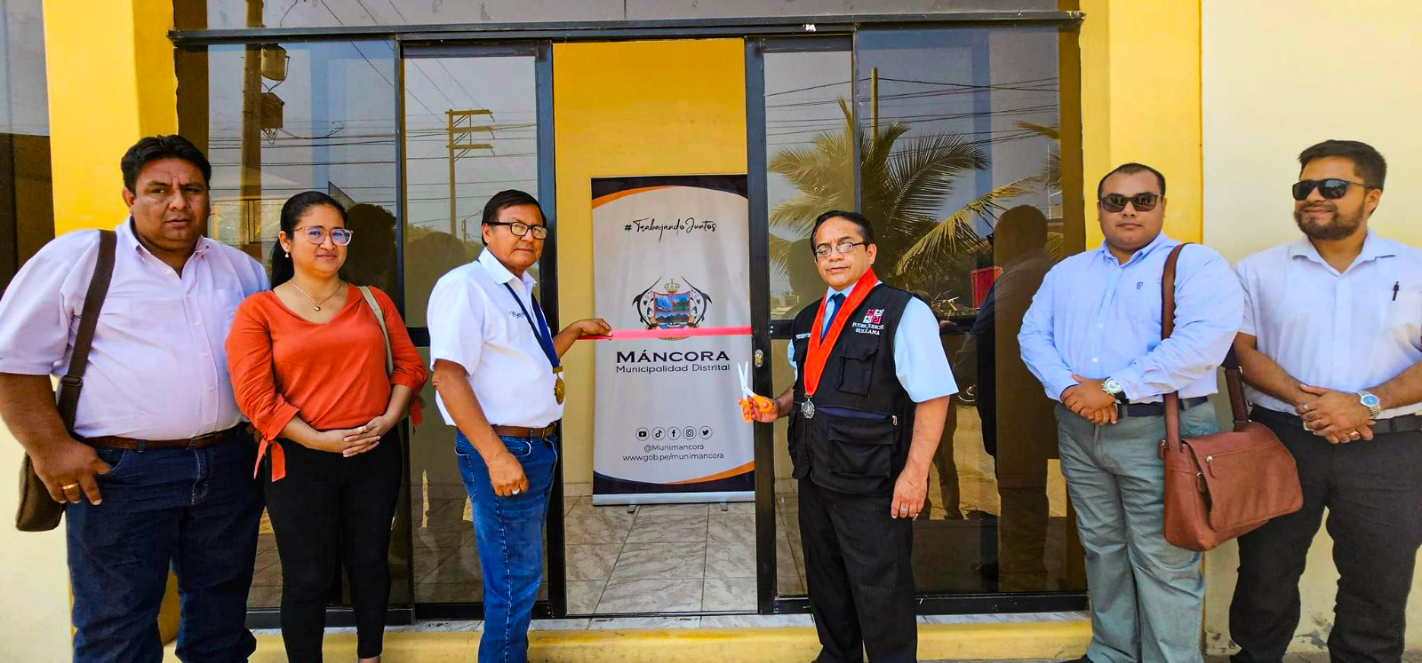 #MDMInforma| ALCALDE DE MÁNCORA REALIZÓ LA ENTREGA FORMAL DEL LOCAL 🏠🤝🔑PARA EL FUNCIONAMENTO DE LA UNIDAD DE FLAGRANCIA, DE LA CORTE SUPERIOR DE SULLANA