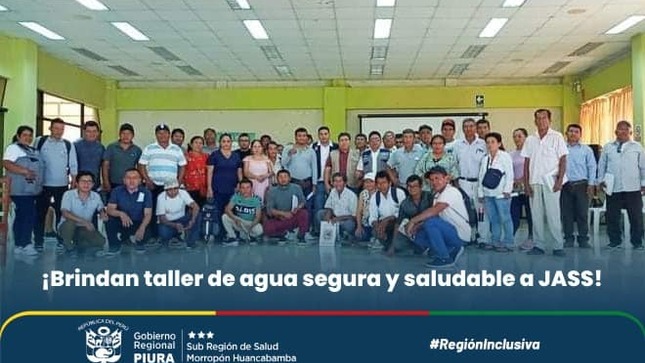 Brindan taller de agua segura y saludable a JASS