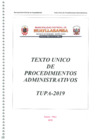 Vista preliminar de documento TEXTO UNICO DE PROCEDIMIENTOS ADMINISTRATIVOS TUPA-2019 (1)