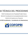 Vista preliminar de documento P02 - FORMALIZACION URBANIZACIONES POPULARES