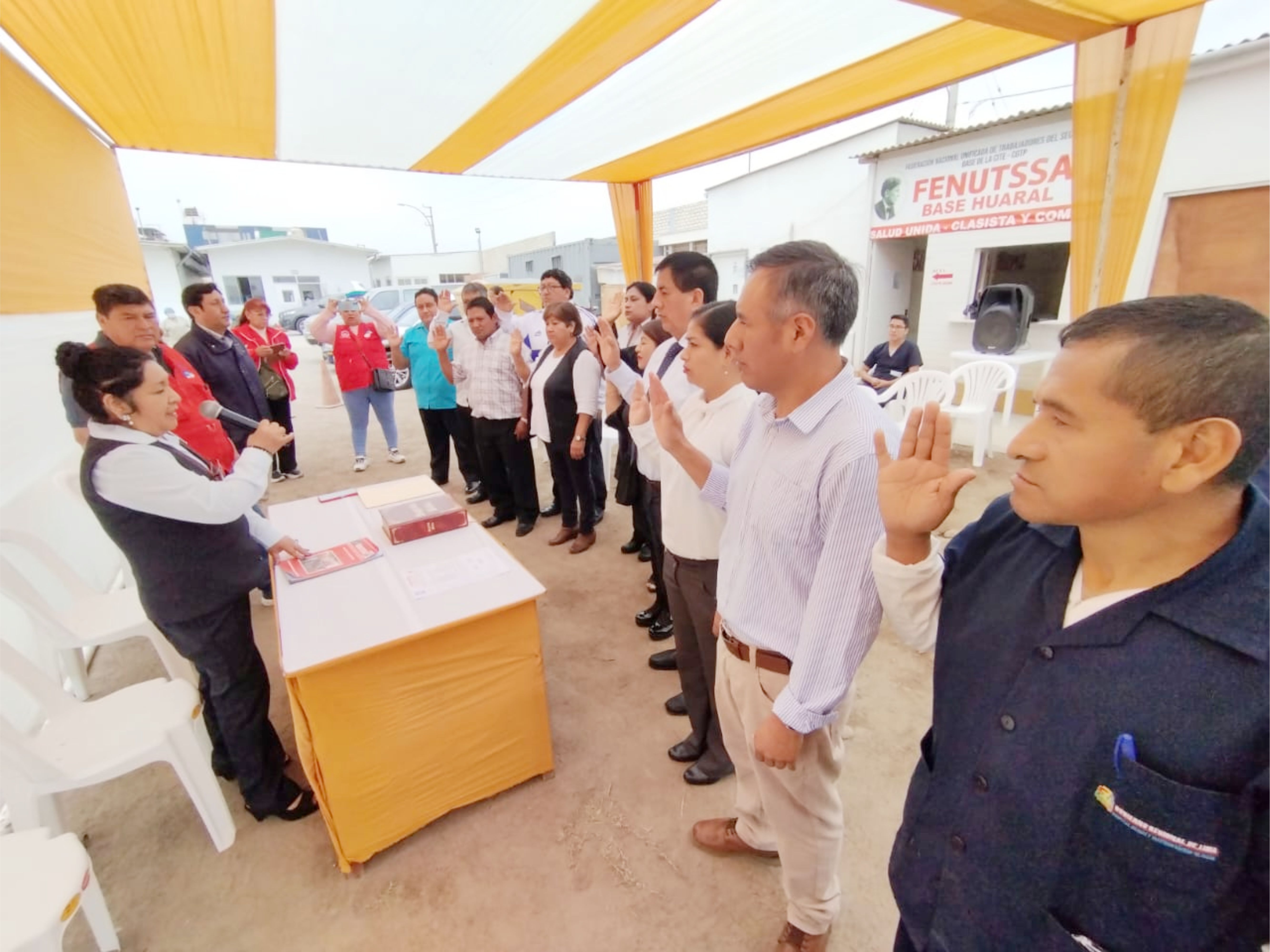 Juramenta nuevo Sindicato Unificado de Trabajadores Base Huaral