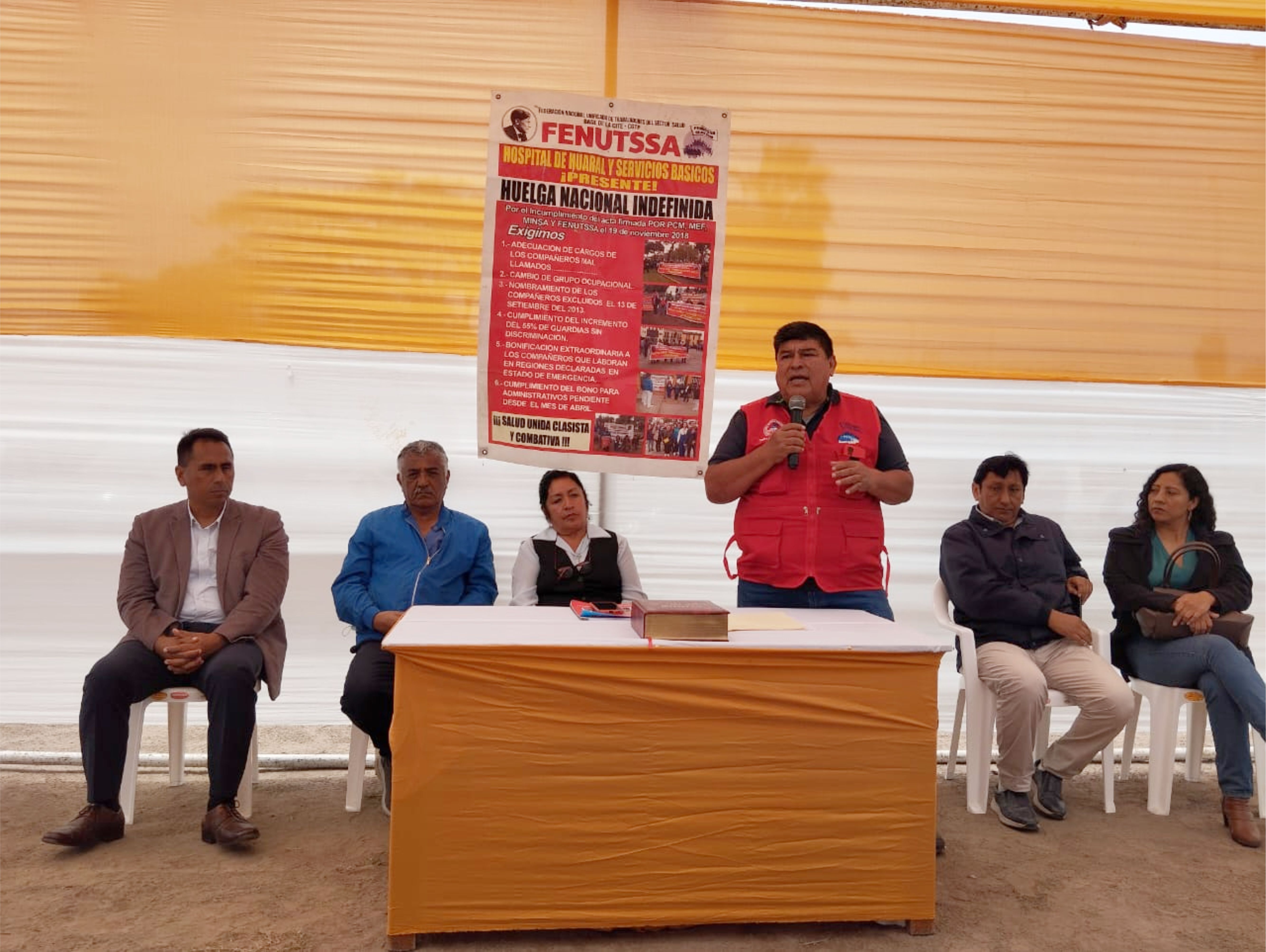 Juramenta nuevo Sindicato Unificado de Trabajadores Base Huaral