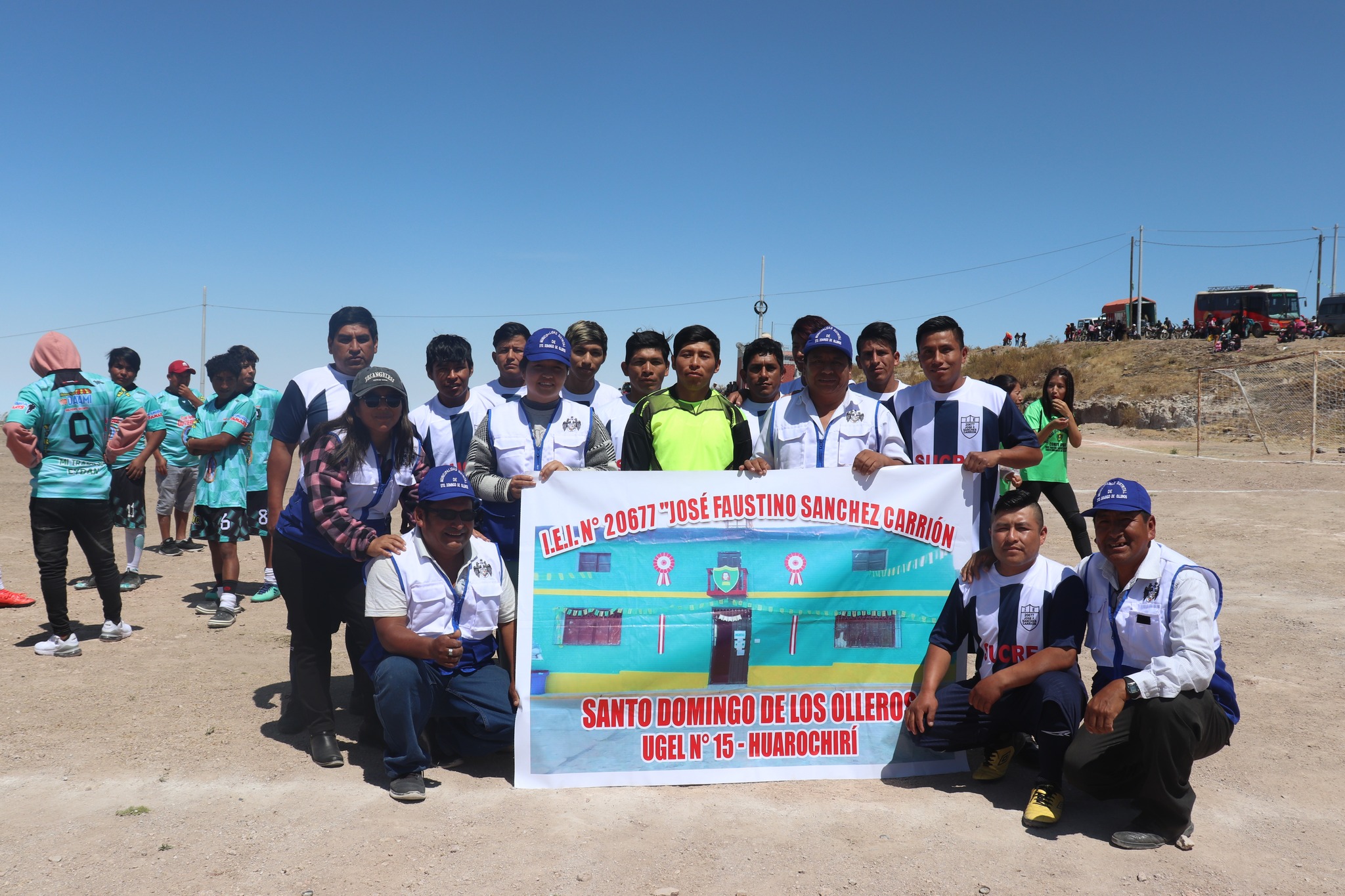 Se inauguró el primer Campeonato Descentralizado de futbol y Boley "UNION Y CONFRATERNIDAD OLLERANA 2023"