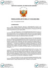 Vista preliminar de documento Resolución Jefatural N° 0165-2023-INIA