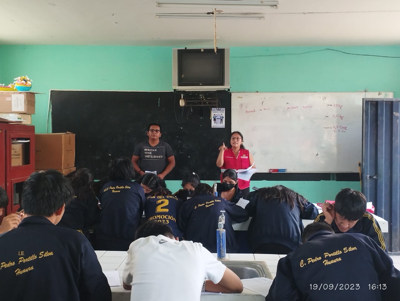 CON GRAN EXPECTATIVA SE DESARROLLÓ "CHARLA DE ORIENTACIÓN VOCACIONAL" EN LA INSTITUCIÓN EDUCATIVA CORONEL PEDRO PORTILLO SILVA
