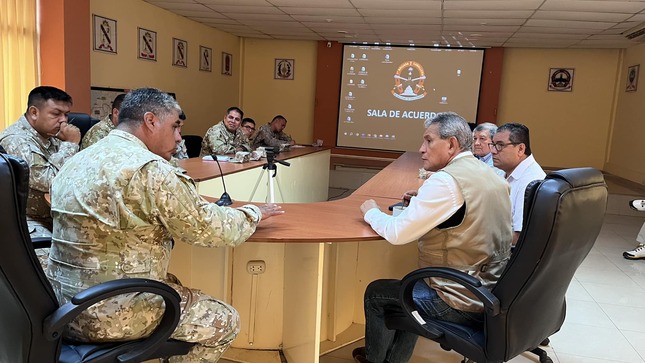 Alcalde Ing. Marlem Mogollón se reúne con el General de Brigada