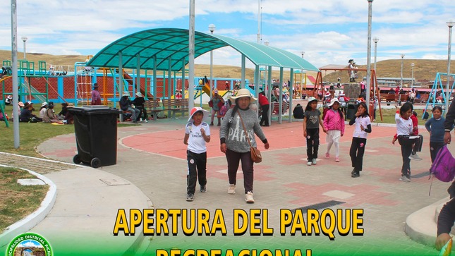 reapertura de parque recreacional pichigua