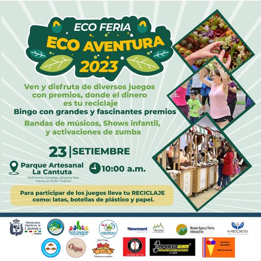 Ven y disfruta de una mañana diferente con show infantil, bingo, premios y mucho más. El cuidado del medio ambiente está en nuestras manos. ✅ VOLUNTARIADO AMBIENTAL REGIONAL -
RED AMBIENTAL JUVENIL CAJAMARCA -RAJUCAJ
🗓️23 setiembre
🕛10:00 a. m.
📍Parque Artesanal - La Cantuta