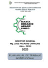 Vista preliminar de documento Plan Anual de Trabajo (PAT)