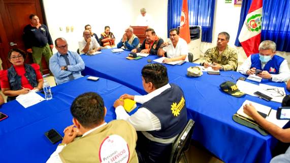 GORE Piura organiza simulacro frente a posibles lluvias intensas este 27 de setiembre