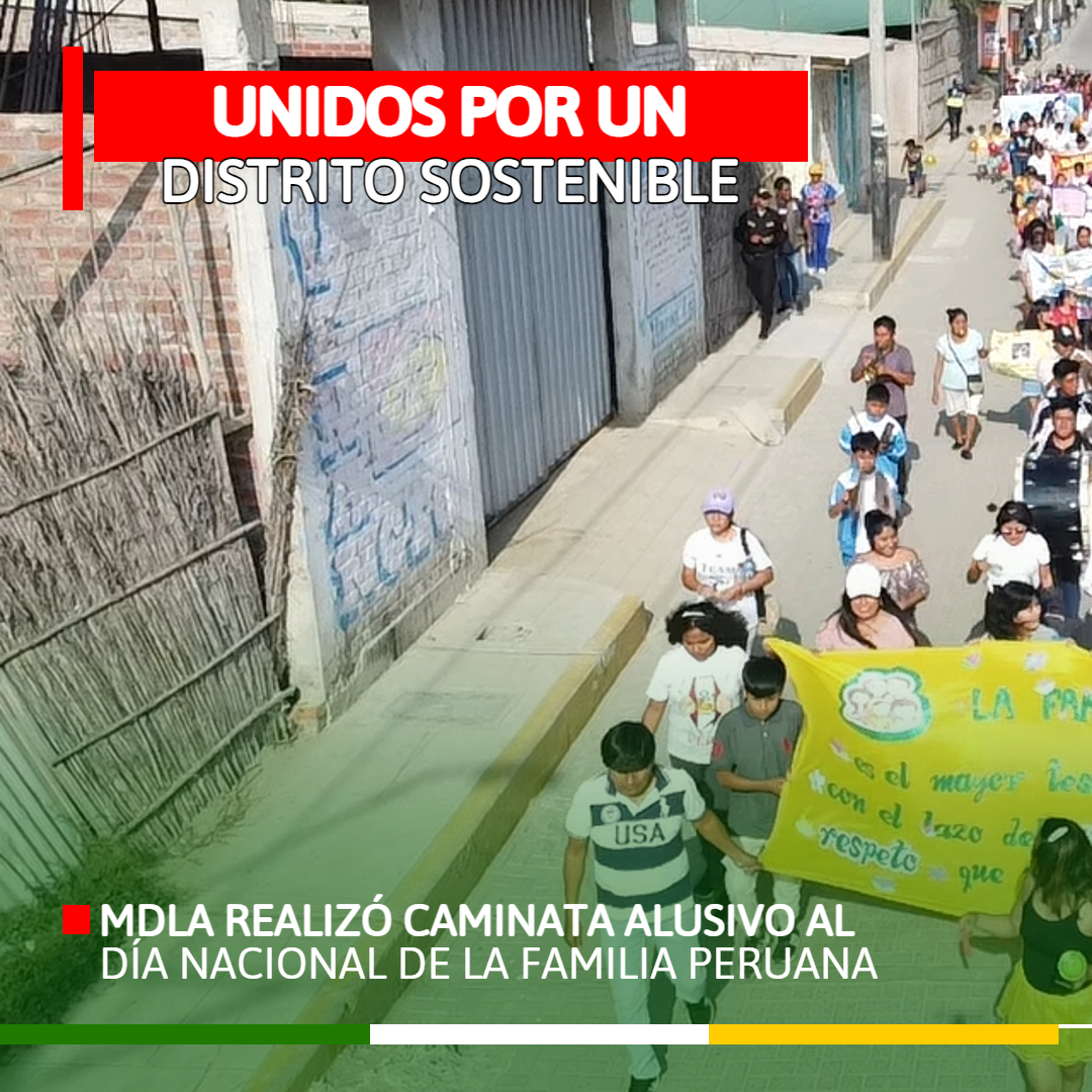 Caminata por el día de la Familia Peruana.