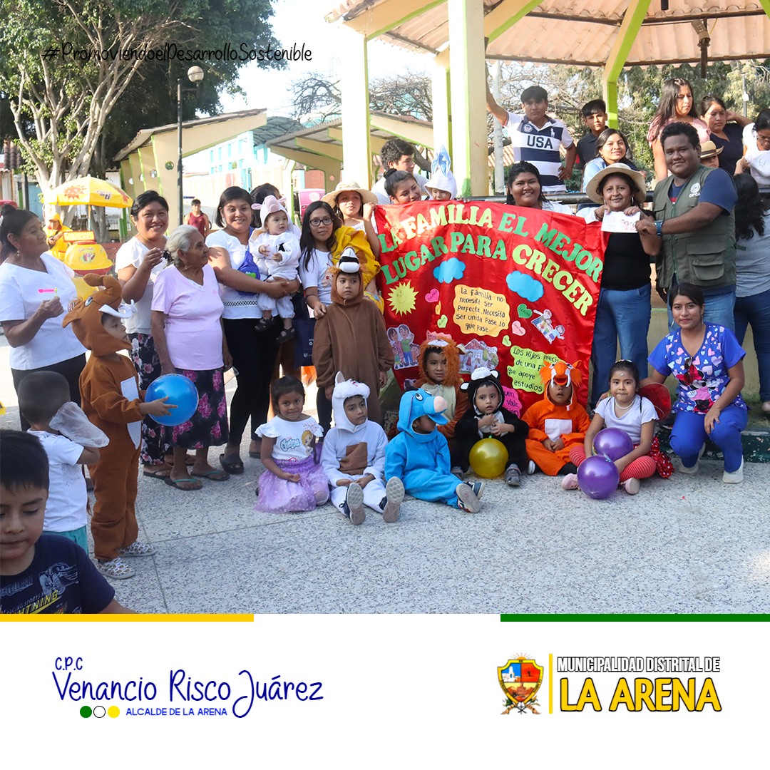 Caminata por el día de la Familia Peruana.