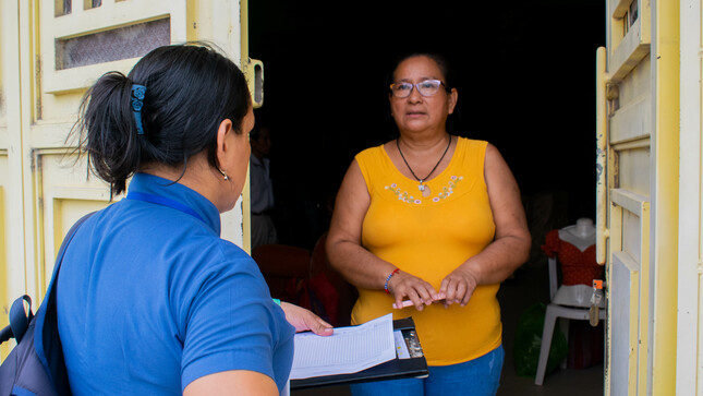 Con la finalidad de Contribuir con la vigilancia, prevención y control de los riesgos a la salud generados por la presencia del vector Aedes aegypti, transmisión del dengue. Equipo de control vectorial de la Red Integrada de Salud Bagua, que dirige el Dr. Saúl David Milian Correa, viene realizando la actividad de 𝗖𝗢𝗡𝗧𝗥𝗢𝗟 𝗙𝗢𝗖𝗔𝗟 casa por casa. Este martes 19 de septiembre se llevó a cabo con éxito la actividad con el personal contratado según decreto de urgencia.