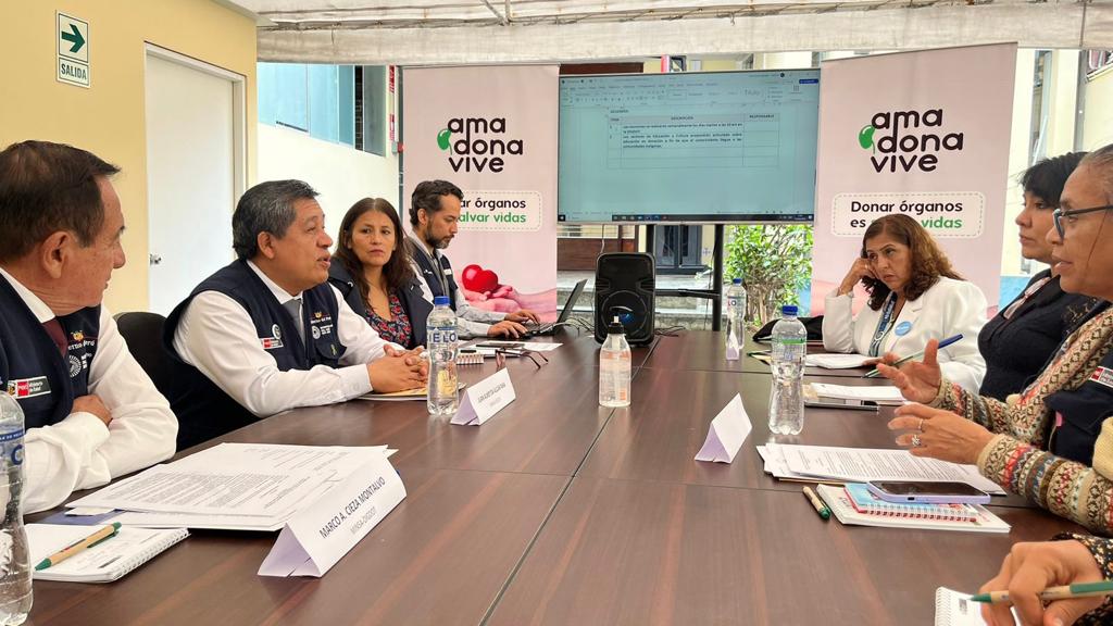 Inician las reuniones técnicas para elaborar el reglamento de la Ley que promueve la donación y trasplante de órganos y tejidos