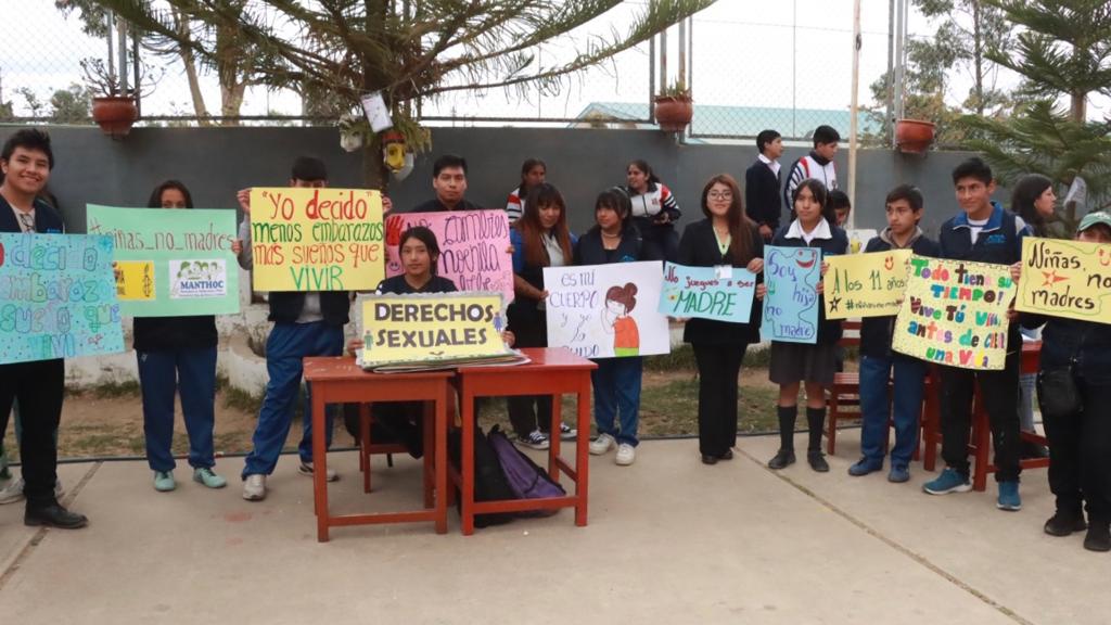 Cajamarca inician actividades por la Semana de Planificación Familiar y Prevención del Embarazo en Adolescentes 