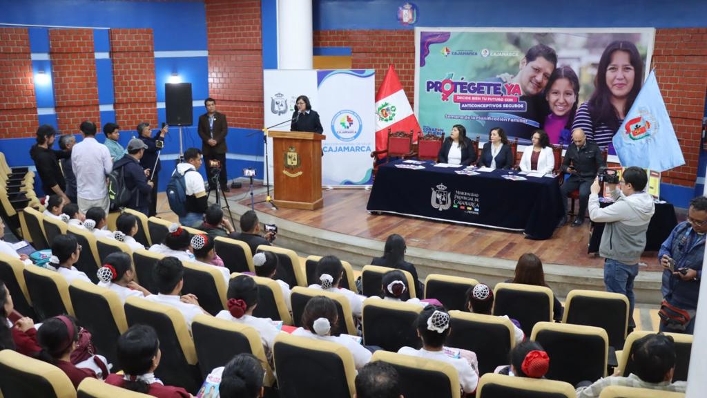 Cajamarca inician actividades por la Semana de Planificación Familiar y Prevención del Embarazo en Adolescentes 