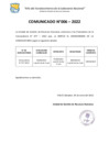 Vista preliminar de documento  Comunicado