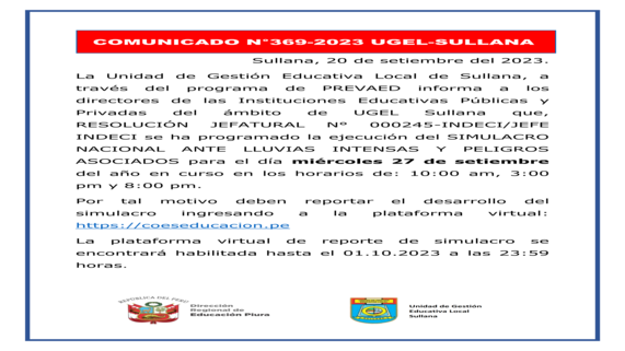 Comunicad N°369-2023